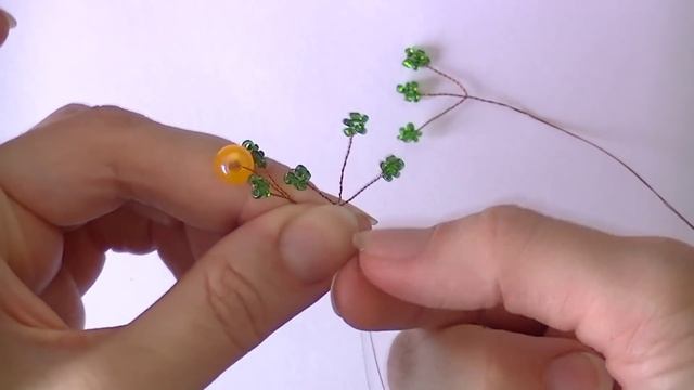 Дерево из бисера мастер класс смотреть онлайн