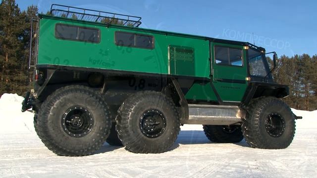 вездеход ПЕТРОВИЧ. Как работает система подкачки колес смотреть онлайн