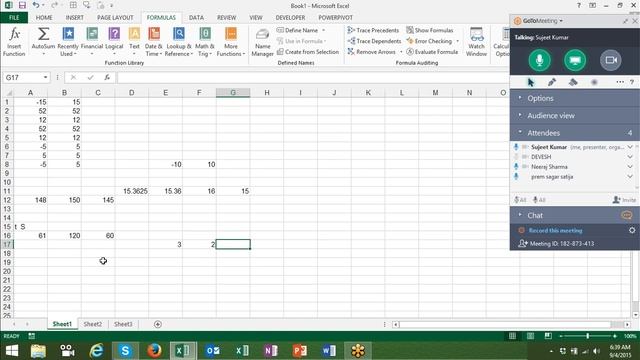 (581) Math & Trig Formula in Excel (ABS, Subtotal,Round, Roundup, ) смотреть онлайн