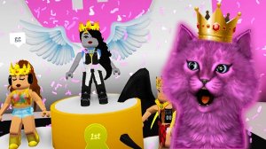 ПОКАЗ МОД в РОБЛОКС САМЫЙ МОДНЫЙ КОТЕНОК АБИ ЗАНЯЛ ПЕРВОЕ МЕСТО roblox Fashion Frenzy #58