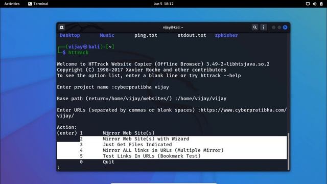 how to use httrack website copier in Kali Linux full tutorial in Hindi смотреть онлайн