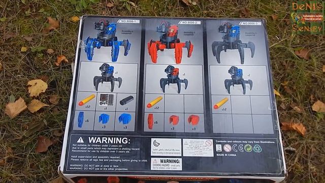 Нереально крутой радиоуправляемый робот-паук SPACE WARRIOR смотреть онлайн
