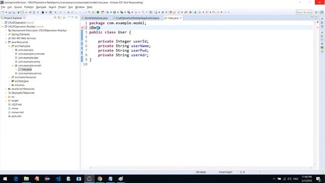 Developing Java Restful api using spring boot + spring data jpa смотреть онлайн