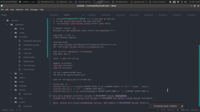 Deploy Install And Konfigurasi Codeigniter 4 With Webserver Nginx On Ubuntu Server GNU/Linux