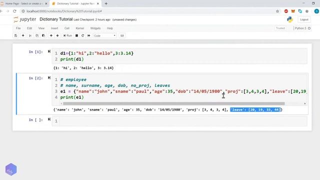 Tutorial - 12 | Python | Dictionary Data Type | In built Function | Python Crash Course смотреть онлайн