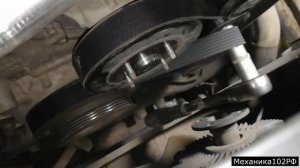 Nissan Pathfinder R51 YD25DDTI замена обводного ремня