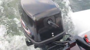 Parsun-9.8 2т. Работа на разных оборотах.