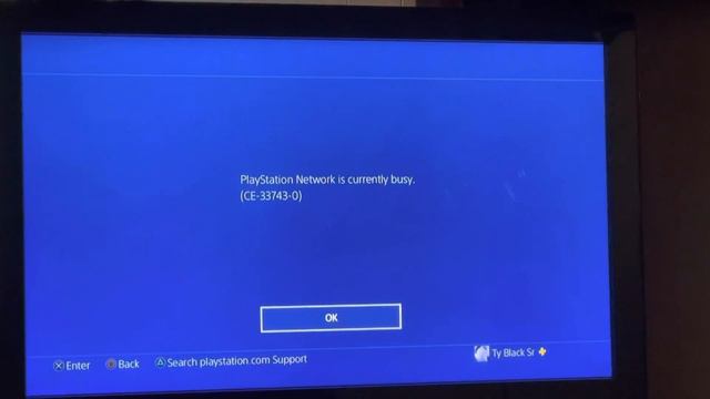 PLAYSTATION NETWORK IS CURRENTLY BUSY. (CE-33743-0) смотреть онлайн