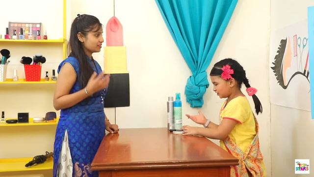 Kids Pretend Play BEAUTY PARLOR L Make-up Set Unboxing L ToyStars