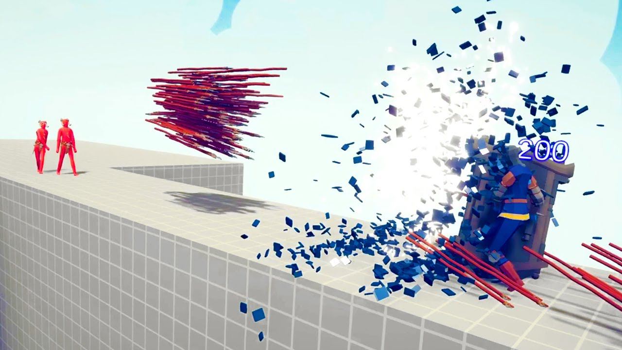 SPEAR THROWER GOD vs MIRROR SHIELD TEAM | TABS - Totally Accurate Battle Simulator смотреть онлайн