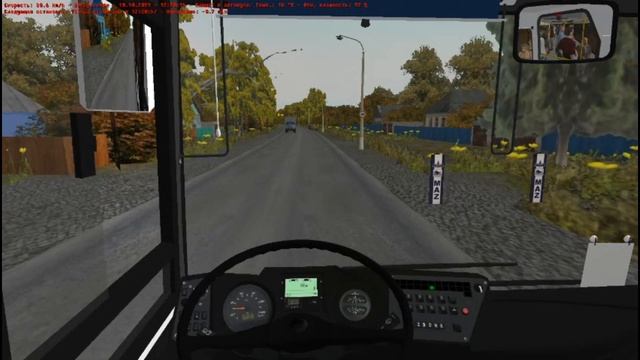Тест драйв автобуса Neman 5201 на карте Русская глубинка 1.9
