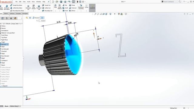SolidWorks Tutorial: Alternative Way to Wrap Sketch unto a Face - Part 2 (Deboss) смотреть онлайн