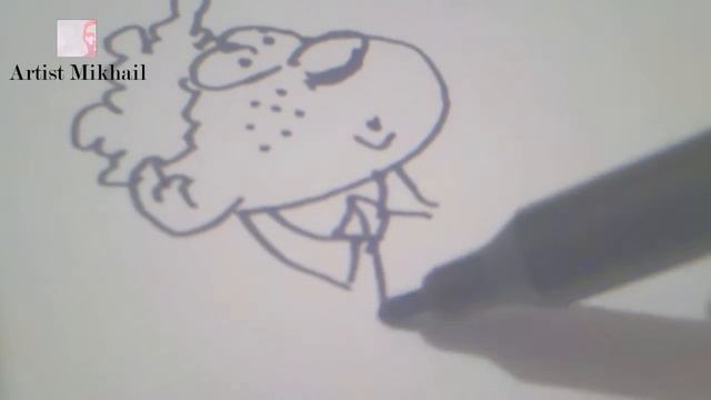 /Забавные рожицы#6/How to draw a funny emotion#6/Как нарисовать лицо смотреть онлайн