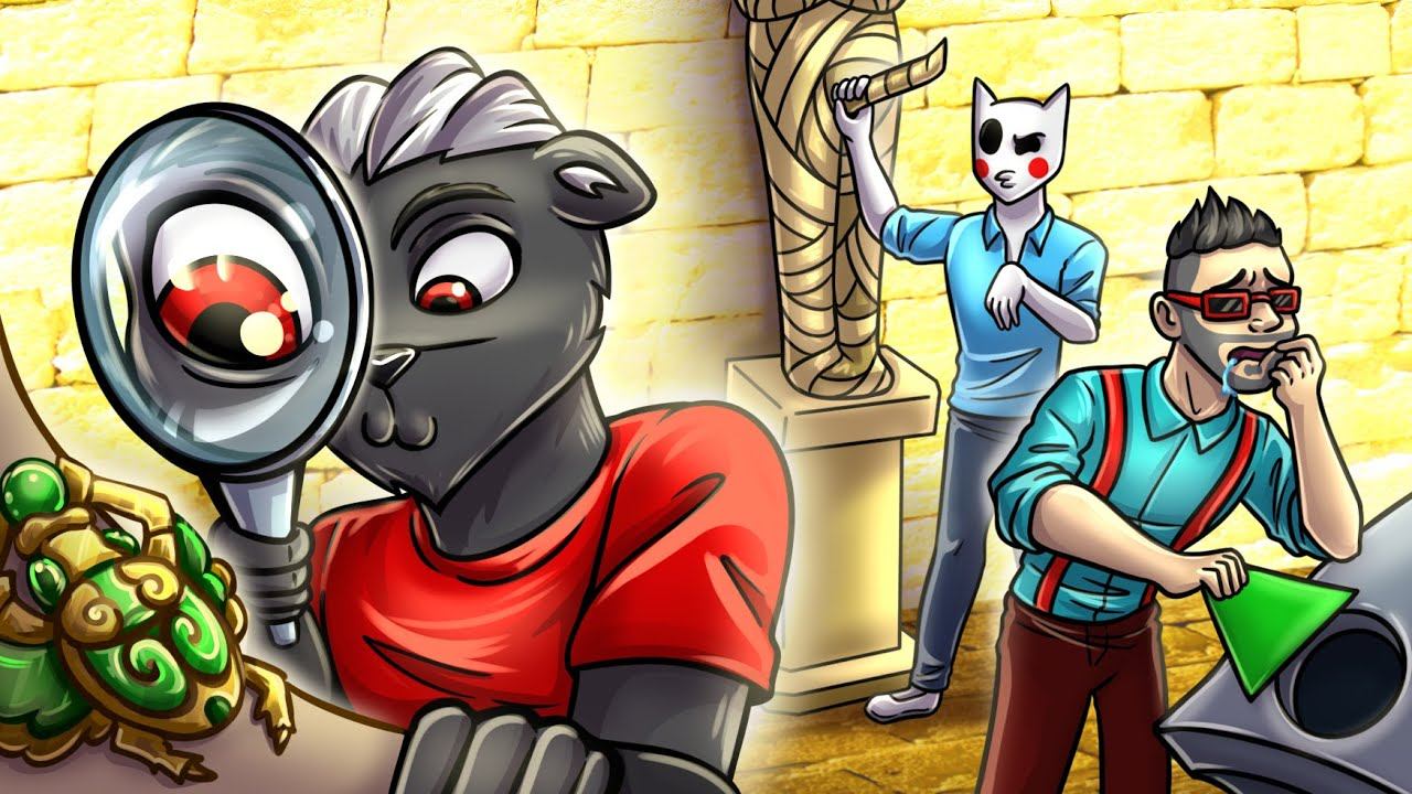 МЫ ЗАСТРЯЛИ В ПИРАМИДЕ! ПАМАГИТЕ :D ГОЛОВОЛОВКА ИГРА Escape Simulator смотреть онлайн