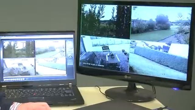 VisorTech Profi-Überwachungssystem mit HDD-Recorder & 4 CCD-Kameras смотреть онлайн