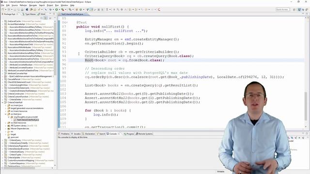 Hibernate Tip: How to Handle NULL Values while Ordering Query Results in a CriteriaQuery смотреть онлайн