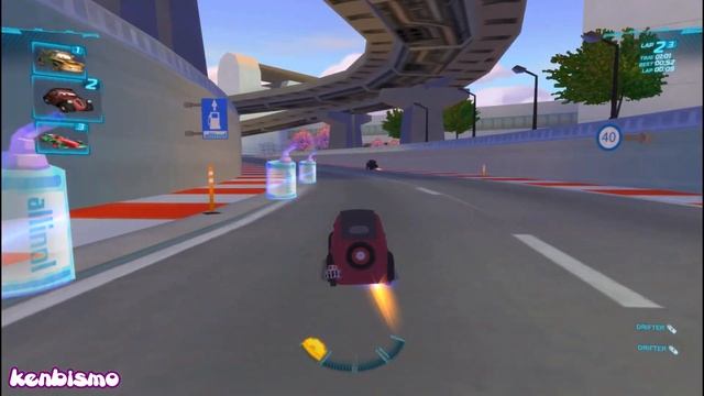 Uncle Topolino race at Terminal Sprint, Cars 2 The Video Game PC Gameplay 1080p HD смотреть онлайн