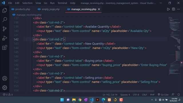 Inventory management system with php, mysqli, Ajax and Bootstrap( With source code ) смотреть онлайн