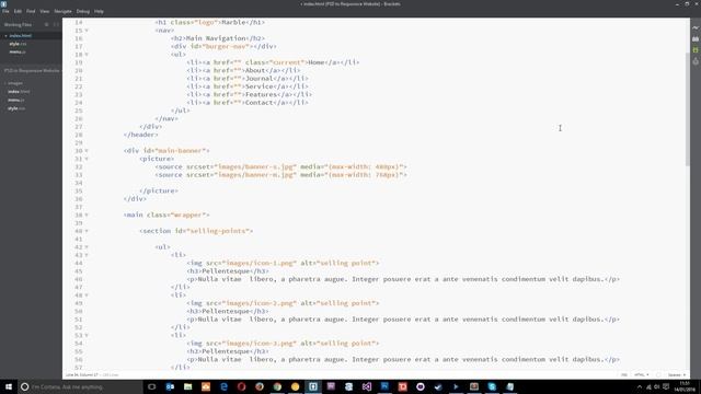 PSD to Responsive Website Tutorial #12 - The Picture Element смотреть онлайн