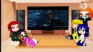 Реакция Demon slayer на Призрачного гонщика | reaction on ghost rider