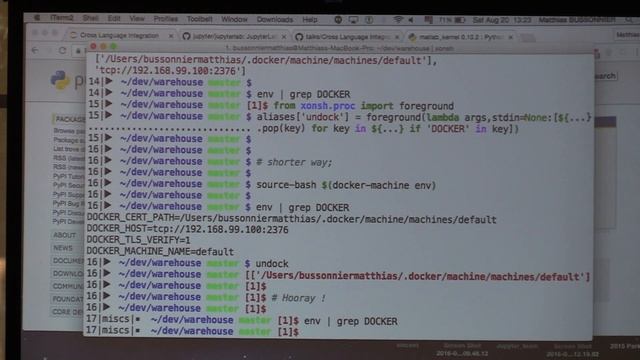 Matthias Bussonnier, "Xonsh – put some Python in your Shell", PyBay2016 смотреть онлайн