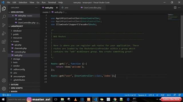 15. DB connection|| LARAVEL 8 in Hindi. || ( #laravel #composer #xampp #forloop #foreach) смотреть онлайн