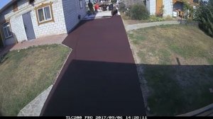 Укладка бесшовного покрытия из резиновой крошки