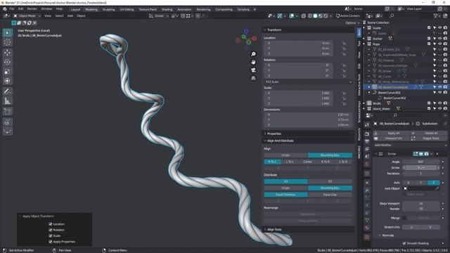 The Array Modifier: Fixed Count Vs Fit Curve смотреть онлайн
