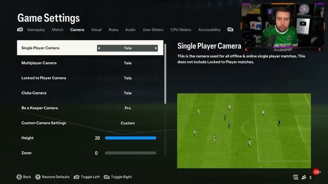 EAFC 24 BEST Camera & Controller Settings ?? смотреть онлайн