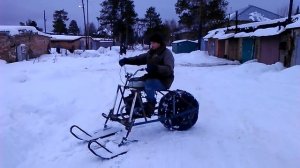 Самодельный снегоход