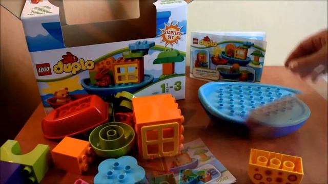 Lego Duplo Boat Float toy unboxing and playing смотреть онлайн