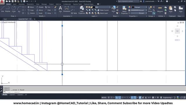 Day 12 - FRONT ELEVATION In AutoCAD | 24x50 House Design смотреть онлайн