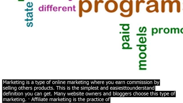 Aff.iliate marketing wor.k online aff.iliate marketing is a very large industry and has becom смотреть онлайн