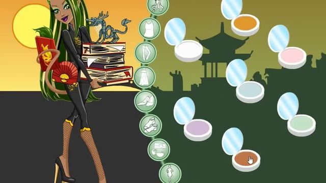 Monster High New Scaremester Jinafire Long Dress Up Game Preview смотреть онлайн