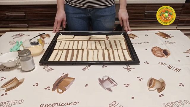 Слоеные палочки с кунжутом. Вкуснятина за 20 минут! смотреть онлайн