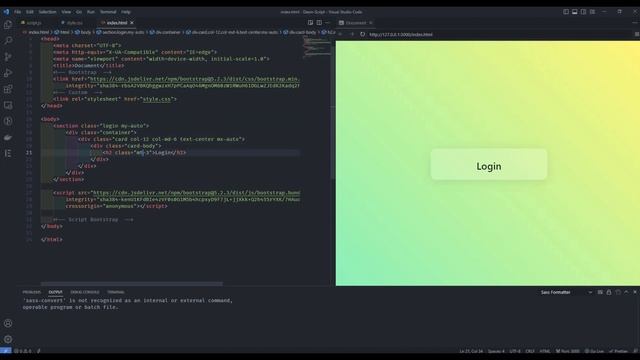 Make Login Form with Bootstrap 5 Step by Step Tutorial #html #css смотреть онлайн