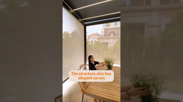 Sun shade free standing frame terrace gazebo garden aluminum louver roof pergola for hotel backyard