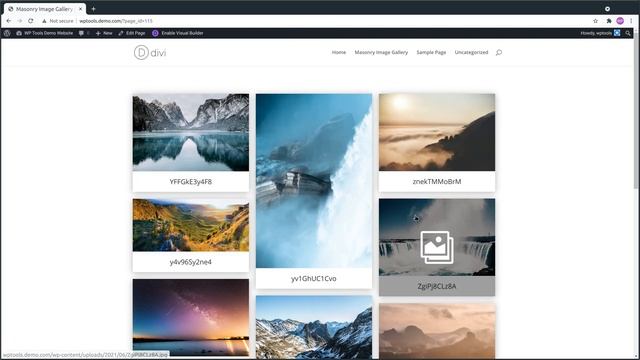 Demo - Masonry Image Gallery Demo смотреть онлайн