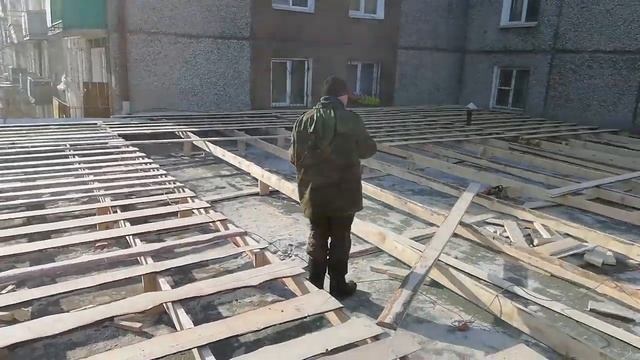 Ремонт кровли Улан-Удэ. S=270м2 смотреть онлайн