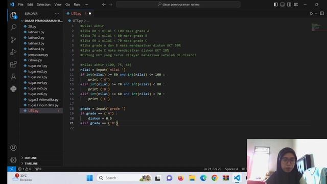 UTS DASAR-DASAR PEMROGRAMAN смотреть онлайн