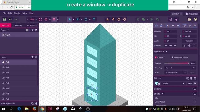 Testing Gravit Designer | Isometric Building смотреть онлайн