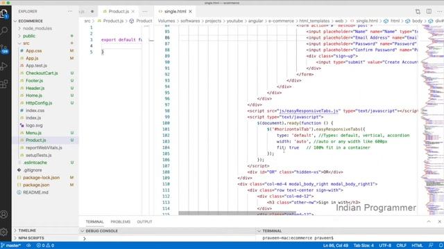 React -JS, SpringBoot,Update Cart api|React Router | E-commerce |Part-5 смотреть онлайн