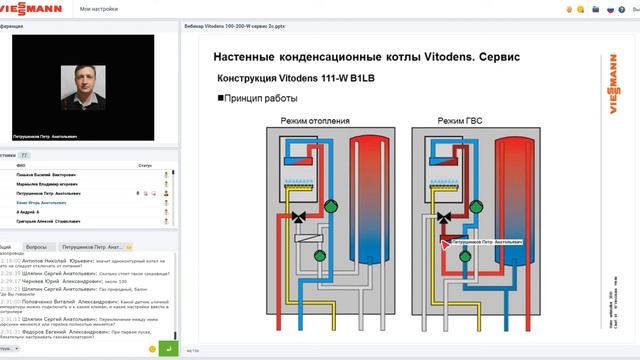Вебинар: техническое обслуживание котлов Vitodens. Рекомендации. смотреть онлайн