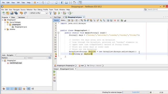 Java SE 8 Fundamentals: Converting an Array to an ArrayList смотреть онлайн