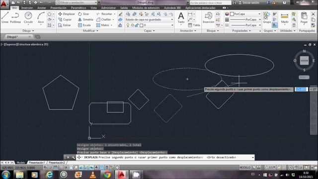 Tutorial 03 Autocad 2014 - Herramientas de Edición смотреть онлайн