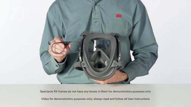 3M 6000 Full Face Reusable Respirators Spectacle Kit