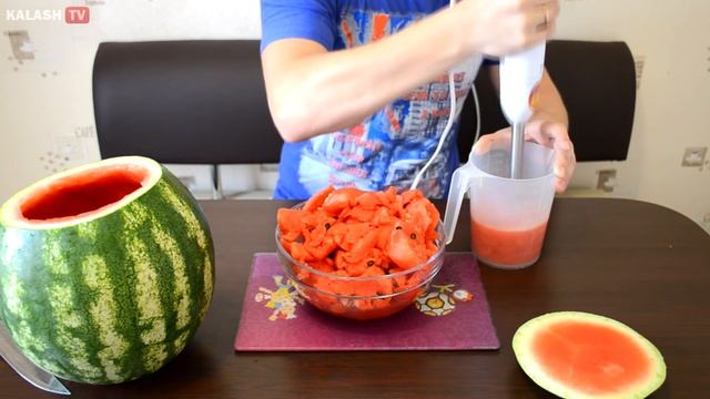 DIY - АРБУЗНЫЙ КОКТЕЙЛЬ. КАК СДЕЛАТЬ ОСВЕЖАЮЩИЙ ЛЕТНЫЙ КОКТЕЙЛЬ С АРБУЗА смотреть онлайн