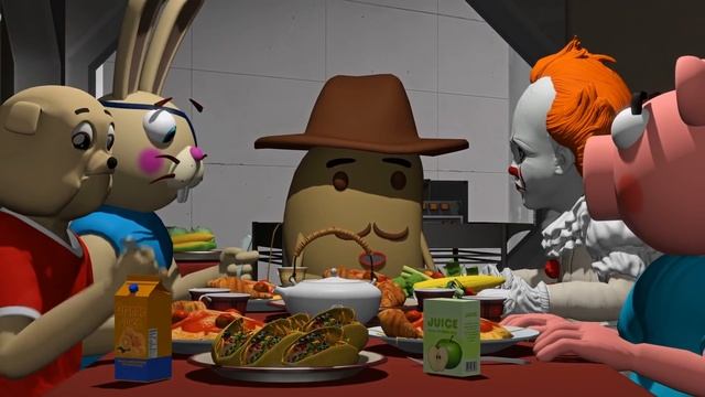 Piggy vs Pennywise 4: It's a Trap! (Roblox Peppa Pig It Dancing Clown Horror 3D Animation Challenge смотреть онлайн