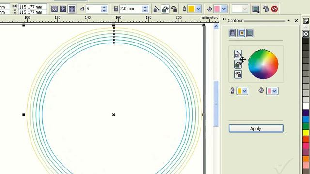 Corel Draw X3 # TAMIL TUTORIAL 71_Contour смотреть онлайн