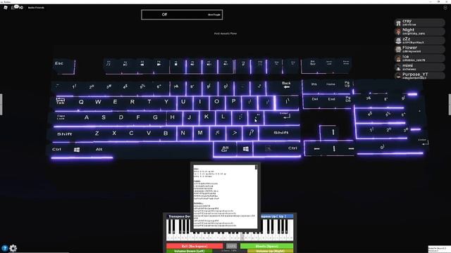 RUSH E ON ROBLOX PIANO смотреть онлайн